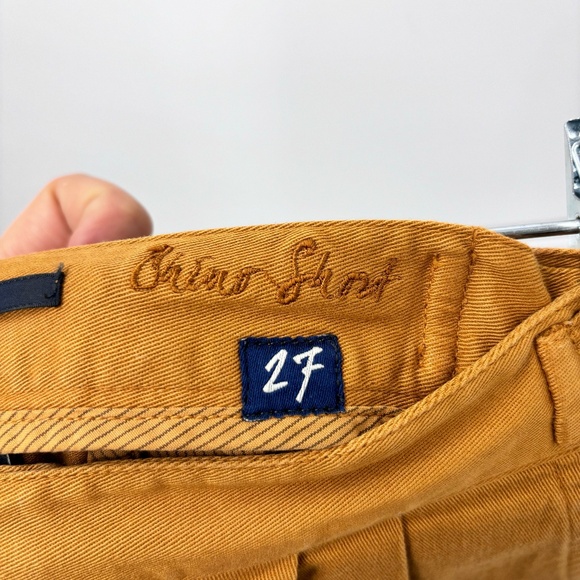 Woolrich Women's Mid Rise Chino Shorts Khaki Size 27 - Picture 4 of 7